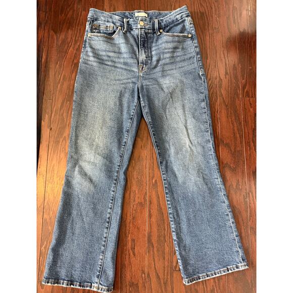 Good American good legs crop mini boot 30 in indigo - Picture 3 of 14